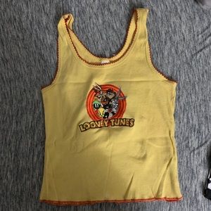 Looney Tunes ribbed tank top